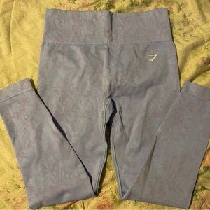 Gymshark blue and pink leggings